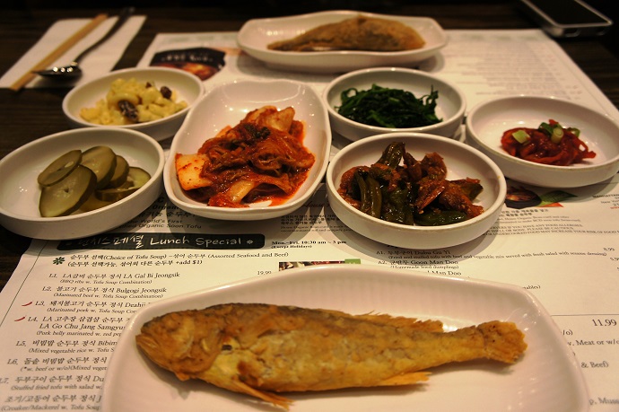 BCD Tofu House side dishes