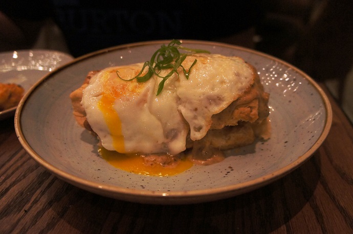 Yardbird biscuit sandwich