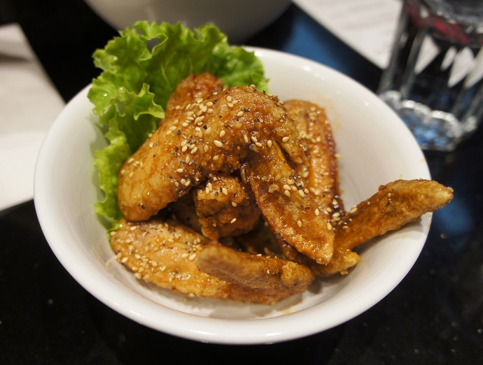 Karaage Chicken Wings - ginger, garlic, chashu sauce, mirin, white sesame seeds